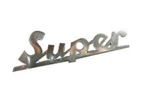 Schriftzug Super Beinschild Vespa