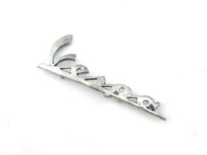Schriftzug Vespa Beinschild chrom 2 Pins Lochabstand:...