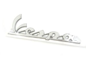 Schriftzug Vespa Beinschild zum kleben 100x35mm PIAGGIO Vespa PX 2011