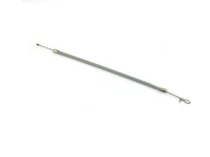 Seilzug, Entriegelung Seitendeckel, mit Hlle und Ltnippel,  0,9mm/5,0mmmm,  L (Seil)=260mm, L (Hlle)=190mm Vespa PK, XL, XL2, FL, HP,