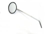 Spiegel links standard rund chrom 100mm, Lnge 270mm...