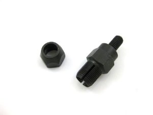 Spiegeladapter  10mm, M8x1,25mm schwarz, Linksgewinde Vespa