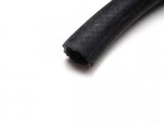 Khlerschlauch schwarz mit Gewebe innen / waterhose black