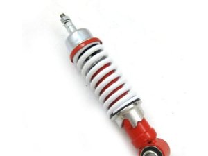 Stodmpfer vorne verstellbar rot mit weier Feder Vespa V50, PV