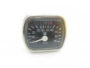 Tachometer 90 km/h eckig schwarz Vespa Oldie