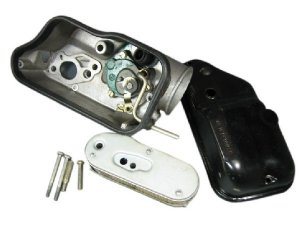 Vergaserwanne komplett mit Pumpe und Deckel Vespa PX
