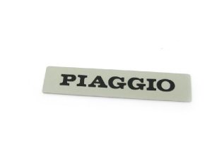 Schriftzug Aufkleber Kaskade PIAGGIO schwarz/silber Vespa PK