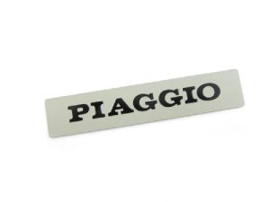 Schriftzug PIAGGIOKaskade schwarz/silber, Befestigung:...