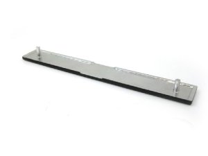 Schriftzug 50 elestart Heck schwarz/alu Lochabstand: 110mm 132x17mm Vespa 50 Special Elestart