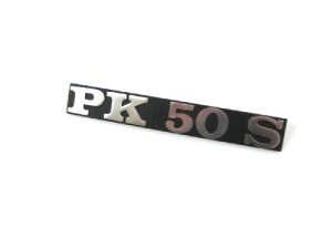 Schriftzug PK 50S Seitenhaube Lochabstand: 80mm Vespa PK50 S
