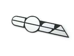 Schriftzug COSA, Seitenhaube Lochabstand: 103mm, 170x46mm...