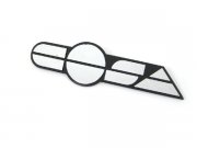 Schriftzug COSA, Seitenhaube Lochabstand: 103mm, 170x46mm...