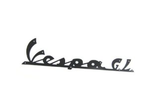 Schriftzug Vespa G.L. schwarz Beinschild 168x40mm Vespa GL