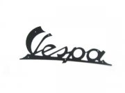Schriftzug Vespa, Beinschild schwarz 142x57mm Vespa VN, VNA