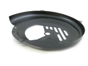 Lfterradabdeckung schwarz (ital.) ohne E-start Vespa PV, V50, PK