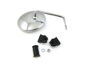 Klemmspiegel CUPPINI rechts /links, rund,  100mm, Chrom Vespa alle Modelle