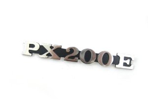 Schriftzug PX200E Seitenhaube Piaggio Vespa PX
