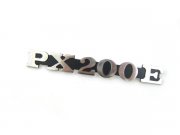 Schriftzug PX200E Seitenhaube Piaggio Vespa PX