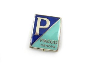 Emblem 47x37mm Kaskade Piaggio Genova hellgrn emailliert Vespa GS3