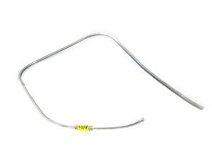 Monoschlitzrohr Beinschild silber, Aluminium, 1-teilig...