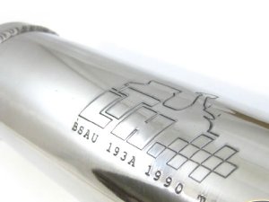Schalldmpfer LTH fr Road & Midrange Auspuff Alu poliert mit BSAU Nummer Vespa PV, V50, PK