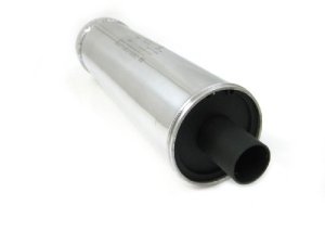 Schalldmpfer LTH fr Road & Midrange Auspuff Alu poliert mit BSAU Nummer Vespa PV, V50, PK
