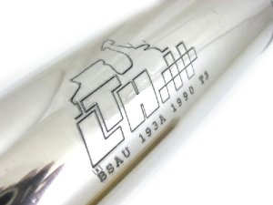 Schalldmpfer LTH fr Road & Midrange Auspuff Alu poliert mit BSAU Nummer Vespa PV, V50, PK