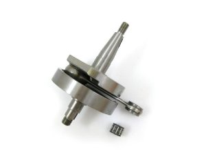 Rennwelle Mazzucchelli Race Drehschieber Hub: 43,0mm Pleuel: 87,0mm Konus 19/20mm, M10, mit Kartpleuel Vespa V50, PK S