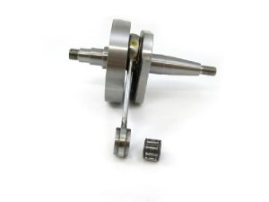 Rennwelle Mazzucchelli Race Drehschieber Hub: 43,0mm Pleuel: 87,0mm Konus 19/20mm, M10, mit Kartpleuel Vespa V50, PK S