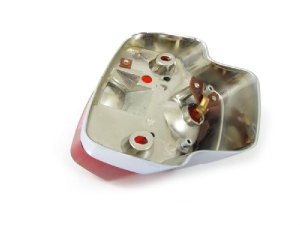 Rcklicht metall verchromt Siem Vespa VNB, GL, Sprint, SS, -65
