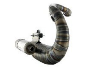Rennauspuff FRANZ für Vespa 90/R/SS/100/125/PV/ET3 passt...