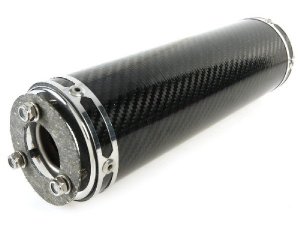 Dmpfer SIP PERFORMANCE NG/2.0, passt auch auf PM Auspuffanlagen, L 270mm,  77mm, i 25 mm, Carbon, BSAU 193 A 1990 T3, geschraubt, inkl. Dichtung