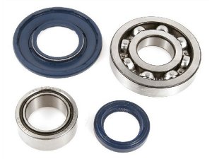 Lagersatz Kurbelwelle LIMA & KULU fr Vespa 125 GTR 2/TS 2/150 Sprint V 2/Super 2/Rally/PX80-200/PE/Lusso/Cosa, SIP, blau/blau, 25x62x12/25x38x15, 24x35x6/31x62x5.8/4.3mm, inkl. Wellendichtringe Gummi