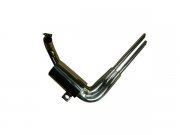 Rennauspuff Replika Sport fr Vespa 160 GS/180 SS Edelstahl
