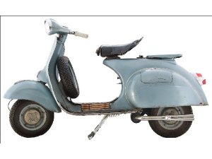 Rennauspuff SIP Vintage Replika fr Vespa 125 VNA-TS/150 VBA-Sprint/PX80-150/PE/Lusso schwarz, breitreifentauglich, Doppel -Endrohr, kein Ersatzradbetrieb mglich