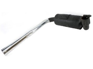 Rennauspuff SIP Vintage Replika fr Vespa 125 VNA-TS/150 VBA-Sprint/PX80-150/PE/Lusso schwarz, breitreifentauglich, Doppel -Endrohr, kein Ersatzradbetrieb mglich