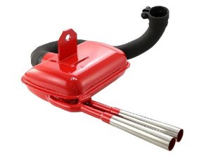 Rennauspuff SIP ROAD Sport Optik für Vespa 160 GS/180...
