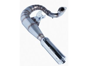 Rennauspuff SIP Performance NT fr Vespa T5 Edelstahl, Dmpfer: Edelstahl, lefthand, breitreifentauglich, drehmomentfreudige Version fr 152/172ccm