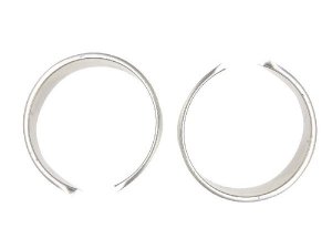 Auslassbuchsen Kit SIP fr Rennauspuff, fr Vespa 200 Rally/P200E/PX200 E/Lusso/`98/MY/Cosa 200 d 0,1mm/ d 0,15mm, Stahlblech, verzinnt