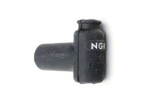 Zndkerzenstecker NGK LB05EMH47x36mm, Gummi ummantelt,schwarz, 90,fr M14 Zndkerzen, 5kOhm