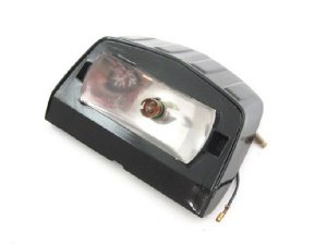 Rcklicht alu schwarz Lambretta GP/dl