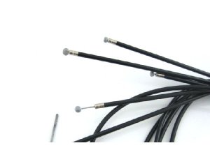 Bowdenzugsatz BGM Pro Teflon geflochten schwarz Lambretta Li2, Li3, LiS, SX. GP/dl 