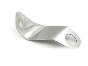 Fhrungsblech Zge / Chokehebel Edelstahl Lambretta Li3, LiS, SX, TV3, dl, GP
