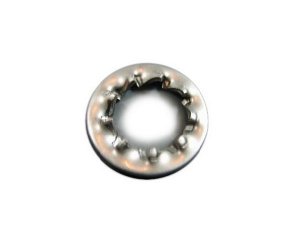 Zahnscheibe M6 6,4mm Form I/J Edelstahl Gummipuffer fork...