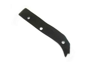 Gummi Kotflgel / Beinschild links schwarz Lambretta GP/dl, LiS, SX
