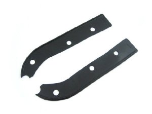 Gummi Kotflügel schwarz (paar) Lambretta SX/LiS/GP/dl