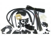 Gummiteilekit komplett schwarz Lambretta GP