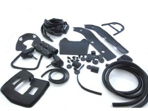 Gummiteilekit schwarz (ital.) Lambretta Serie GP/dl