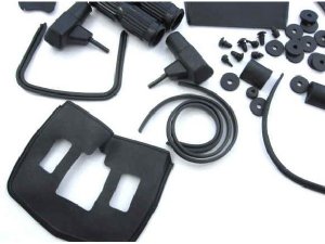 Gummiteilekit schwarz (ital.) Lambretta Serie GP/dl