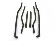Trittleistensatz hinten plastik (6 Stck) Lambretta GP/dl